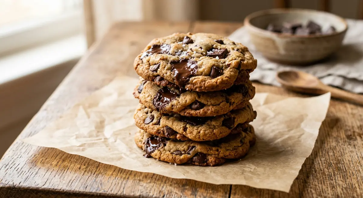 Cookies con chips de chocolate sin gluten
